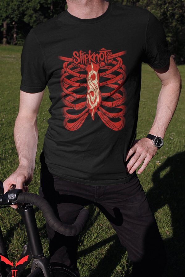 Cute Slipknot T-Shirt Metal Band Psychosocial Tee Shirt