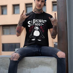 Cute Slipknot T-Shirt Rock Band Heavy Metal Band Horror