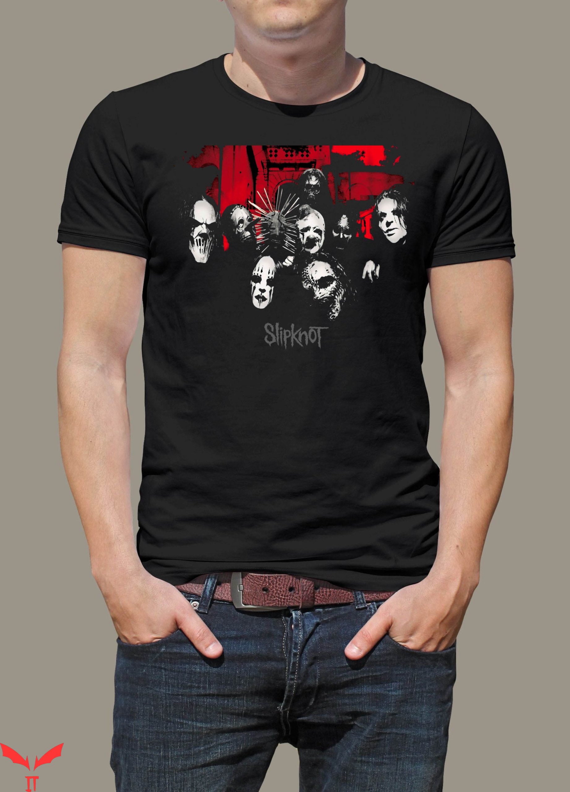 Cute Slipknot T-Shirt Stylish Metal Music Modern Universal