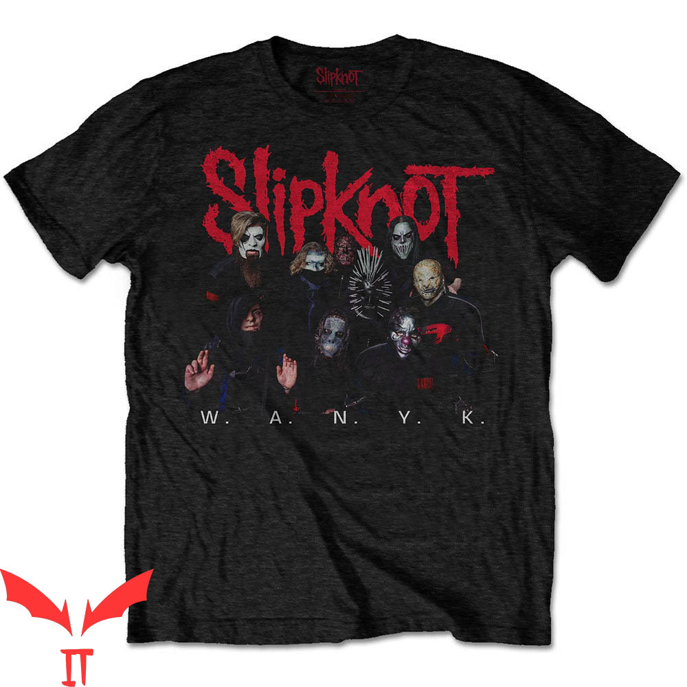 Cute Slipknot T-Shirt Wanyk Logo Funny Trendy Tee Shirt