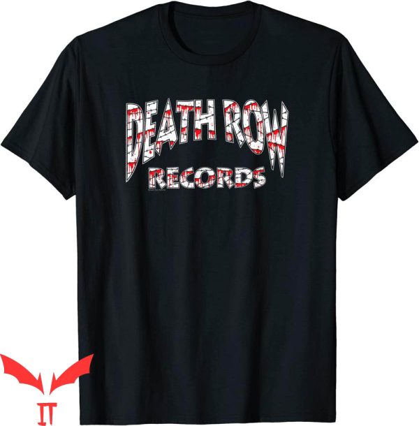Death Row Records T-Shirt Barbed Wire Logo Tee Shirt