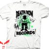 Death Row Records T-Shirt Green Decoupage Rap Tee Shirt