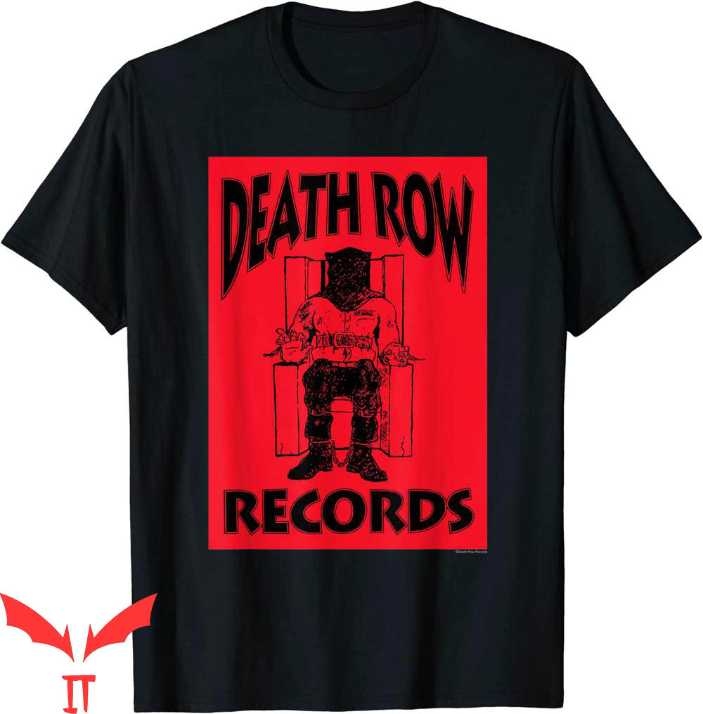 Death Row Records T-Shirt Logo Black Box Reversed Tee Shirt