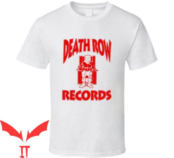 Death Row Records T-Shirt Red Circle Electric Chair Shirt