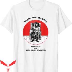 Death Row Records T-Shirt Red Circle Electric Chair Tee