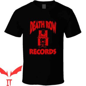 Death Row Records T-Shirt Red Logo Rap Music Tee Shirt