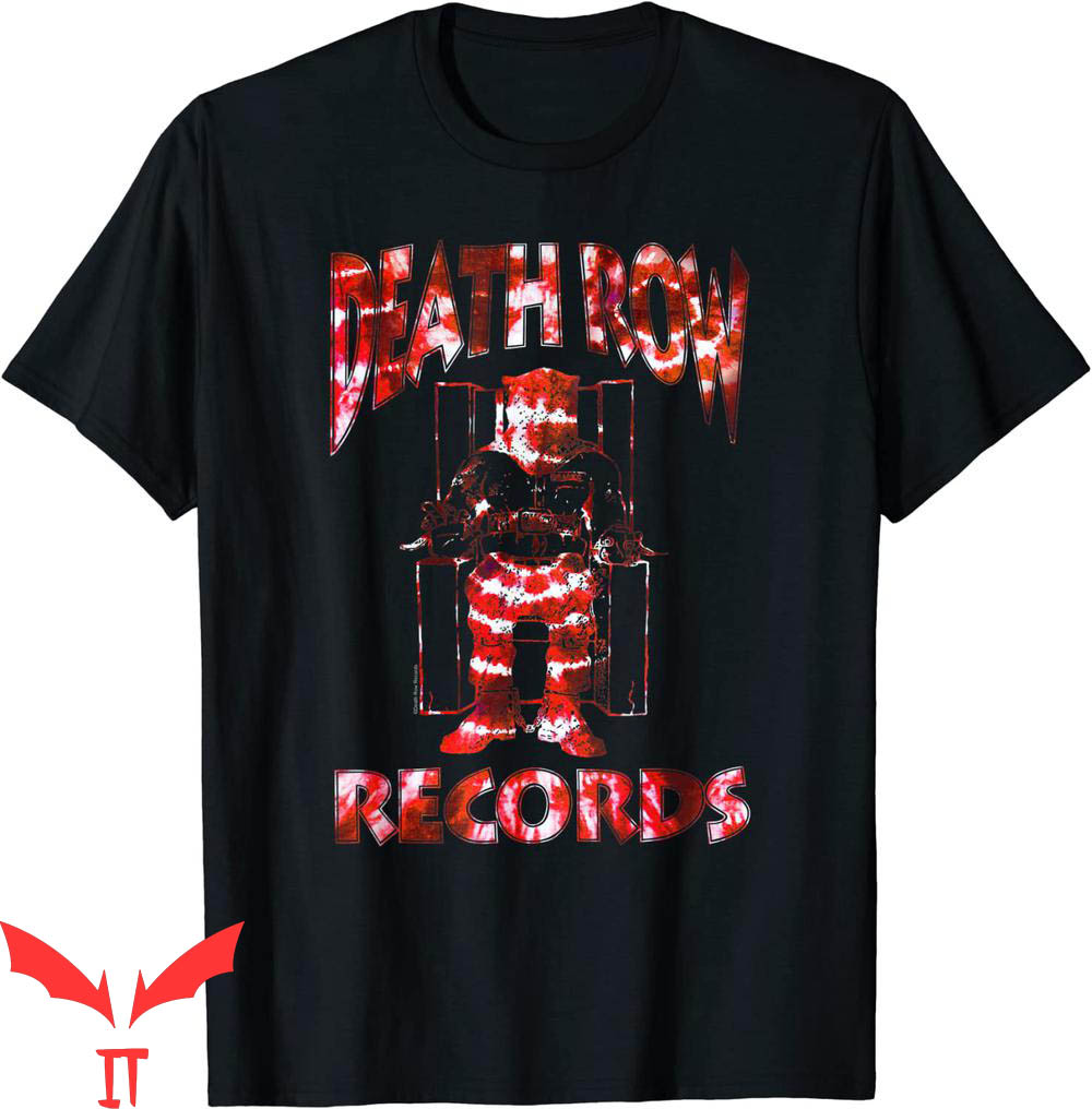 Death Row Records T-Shirt Red Tie Dye Logo Tee Shirt
