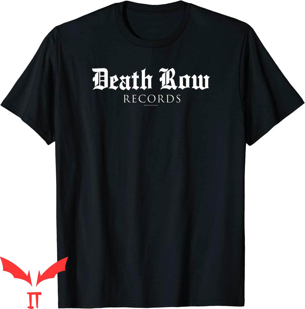 Death Row Records T-Shirt Trendy Rap Hip Hop Logo Tee Shirt