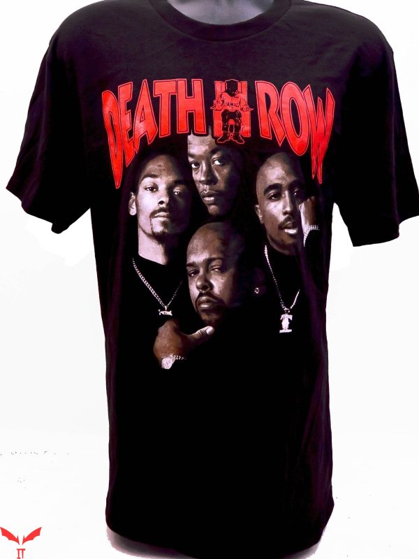 Death Row Records T-Shirt Vibe Cover Trendy Rap Tee Shirt