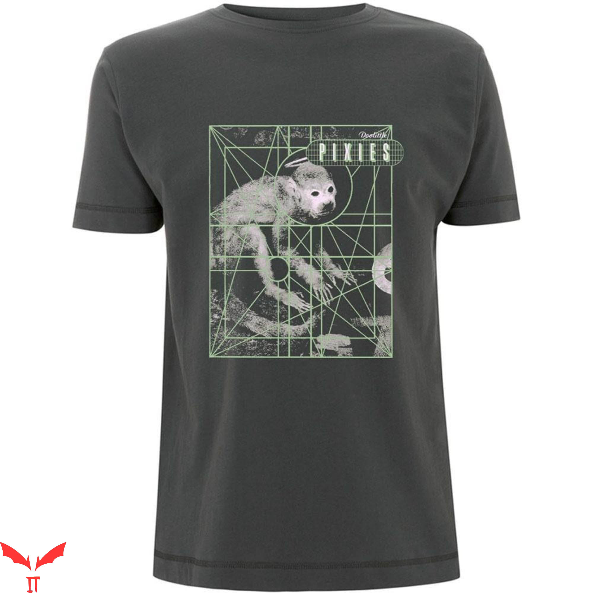 Death To The Pixies T-Shirt Pixies Monkey Grid Tee Shirt