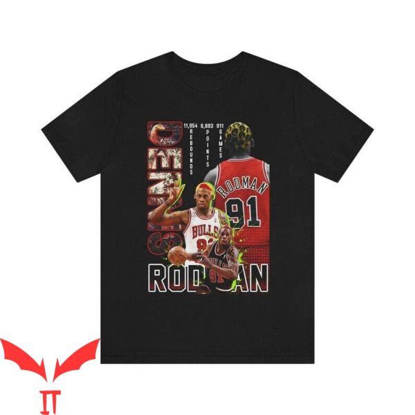 Dennis Rodman T-Shirt Dennis Rodman 90s Style Vintage Shirt