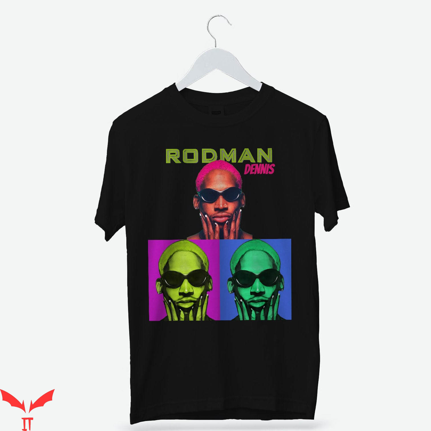 Dennis Rodman T-Shirt Dennis Rodman Art T-Shirt