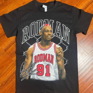 Dennis Rodman T-Shirt Dennis Rodman Chicago Bulls Shirt