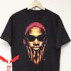 Dennis Rodman T-Shirt Dennis Rodman Hair Art Bulls 90s