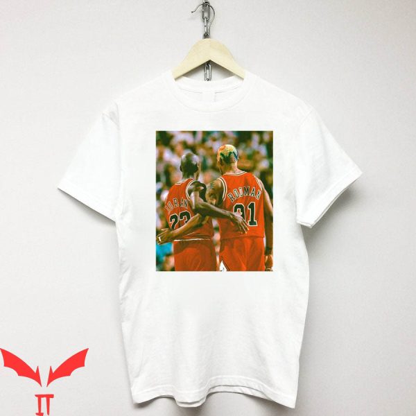 Dennis Rodman T-Shirt Michael Jordan Chicago Bulls 90s