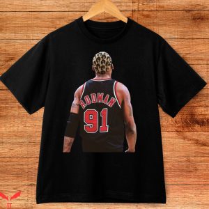 Dennis Rodman Vintage T-Shirt Chicago Bulls Rap Tee Shirt