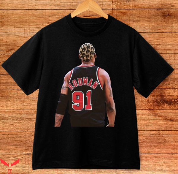 Dennis Rodman Vintage T-Shirt Chicago Bulls Rap Tee Shirt