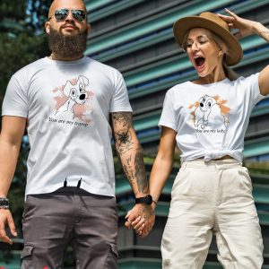 Disney Couple T-Shirt Couple Matching Anniversary Tee