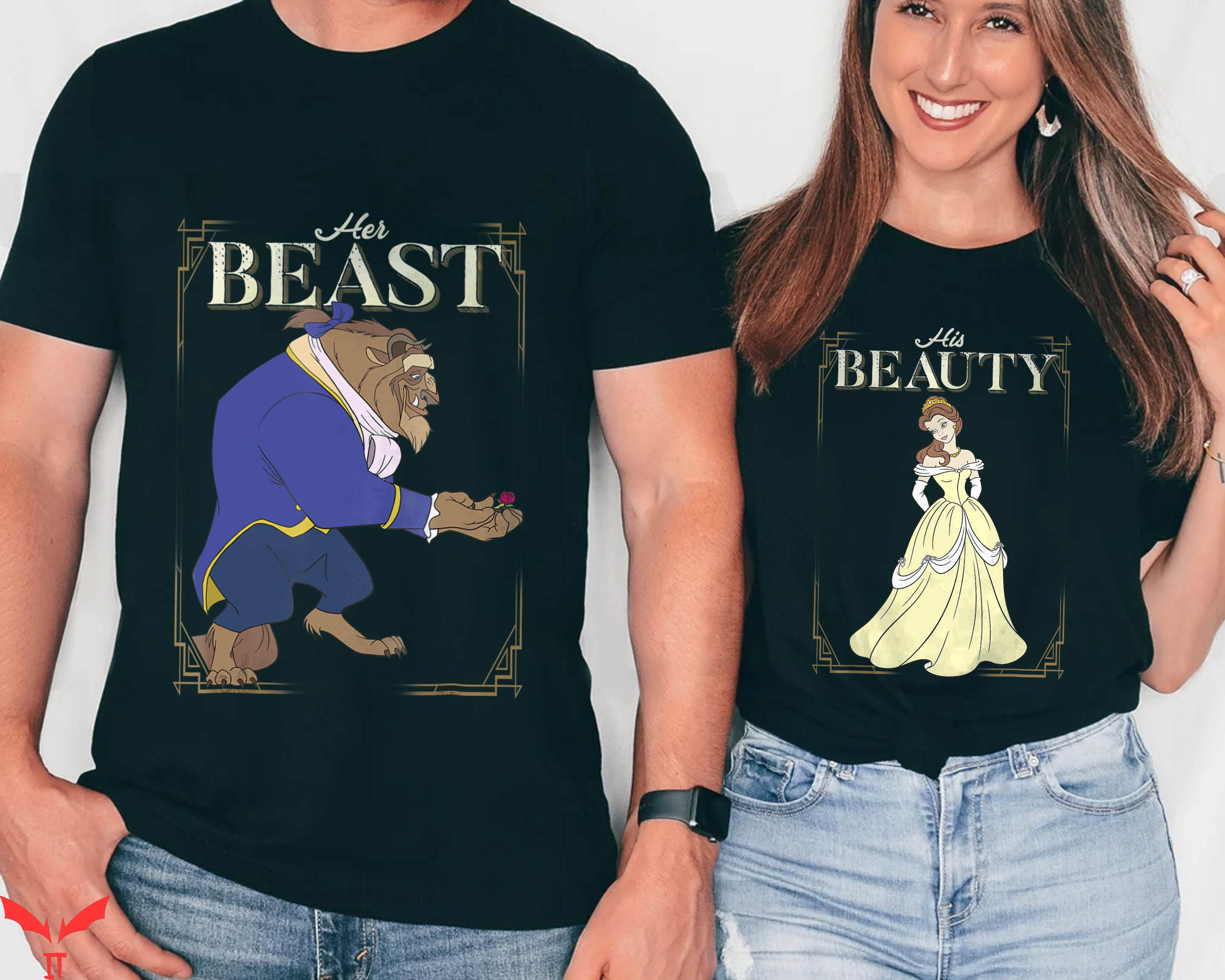 Disney Couple T-Shirt Disney His Beauty Her Beast Shirt