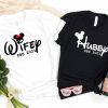 Disney Couple T-Shirt Disney Hubby And Wifey Tee Shirt