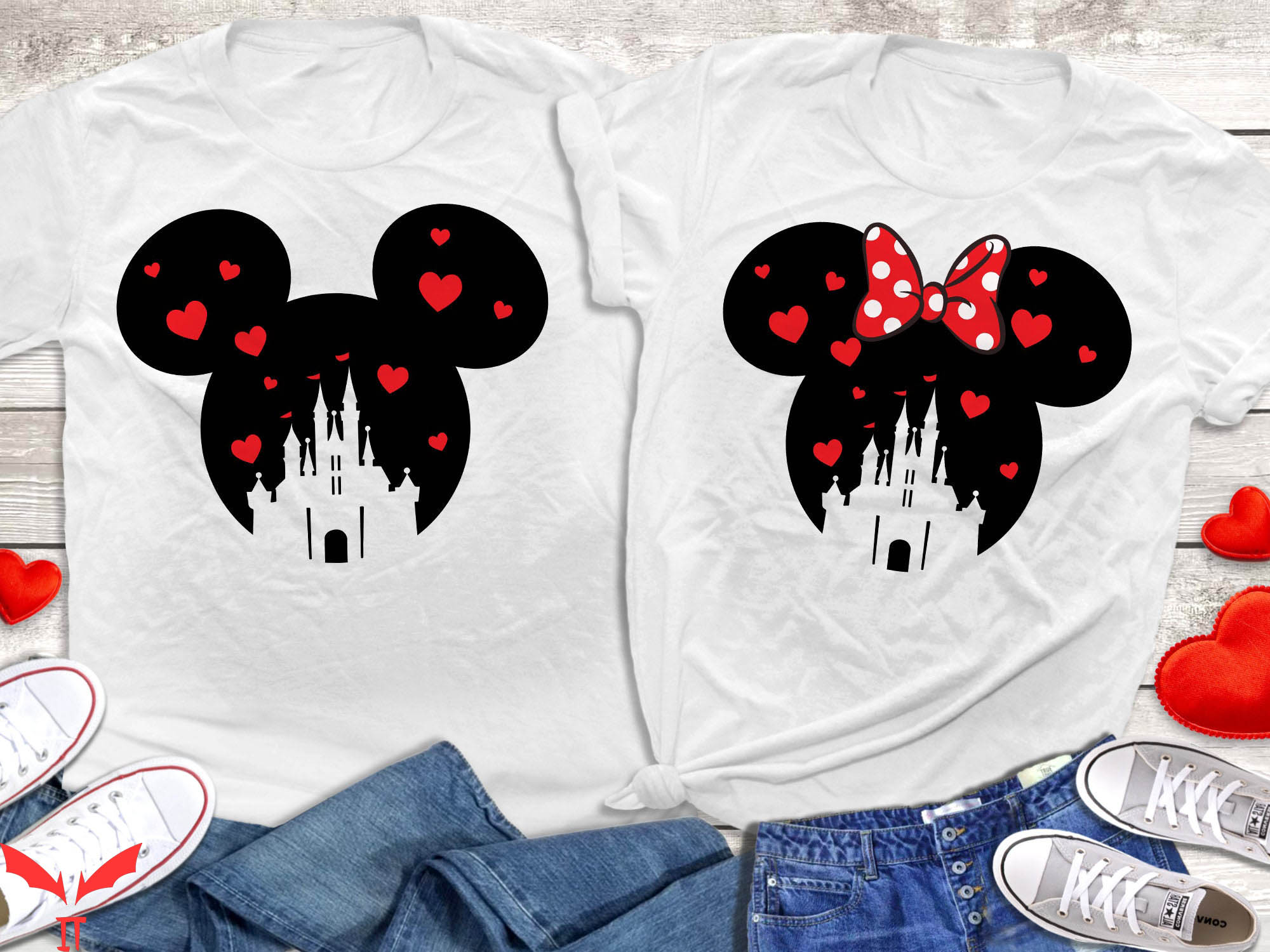 Disney Couple T-Shirt Disneyland Valentine's Day Shirt
