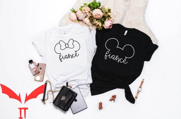 Disney Couple T-Shirt Fiance Mickey And Minnie Couple