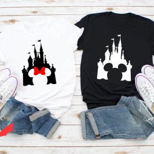 Disney Couple T-Shirt Matching Magic Kingdom Hubby Wifey