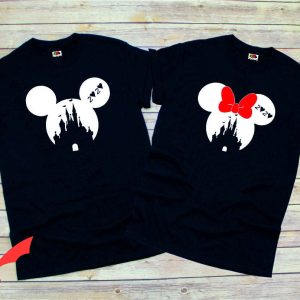 Disney Couple T-Shirt Mickey And Minnie Mouse Matching