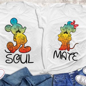 Disney Couple T-Shirt Mickey And Minnie Soul Mate Shirt