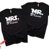 Disney Couple T-Shirt Mr Mrs Couples Disney Star Wars