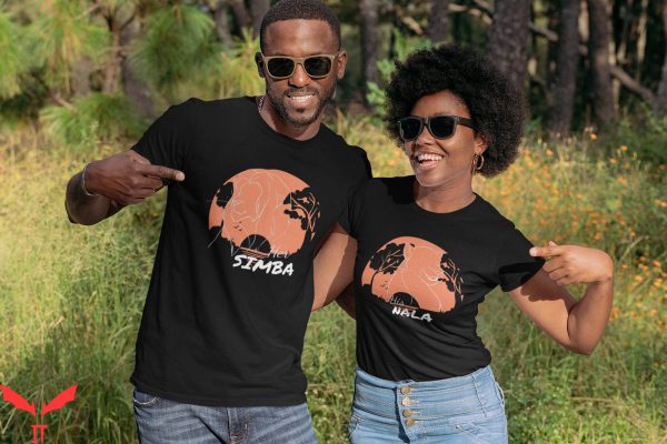 Disney Couple T-Shirt Simba And Nala Couples Lioness Match