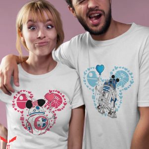 Disney Couple T-Shirt Star Wars Couple Valentine's Day