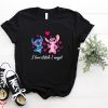 Disney Couple T-Shirt Stitch And Lilo Love Dating Tee Shirt