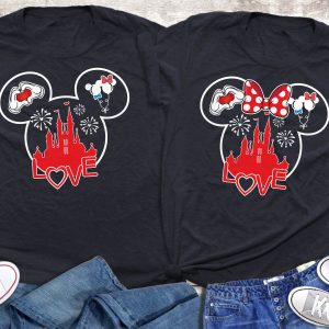 Disney Couple T-Shirt Valentine’s Day Mickey And Minnie