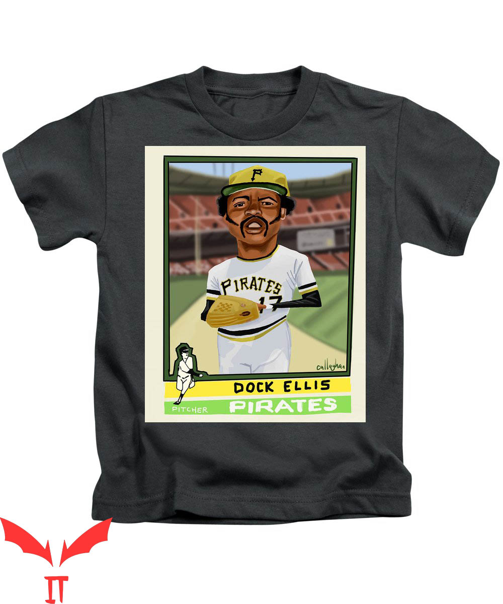 Dock Ellis T-Shirt Pirates 17 Pitcher Baseball Player