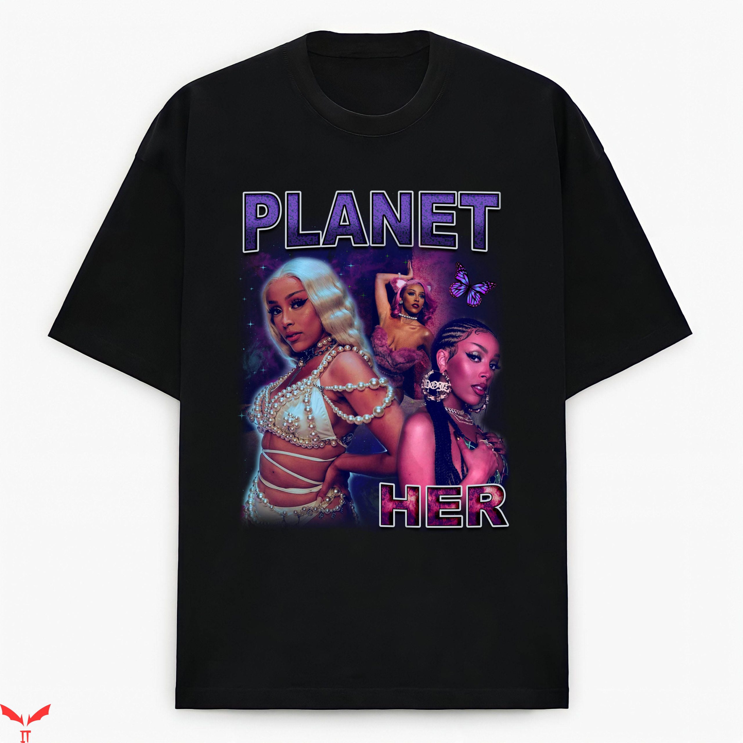Doja Cat T-Shirt Doja Cat Planet Hip Hop Retro 90s T-Shirt