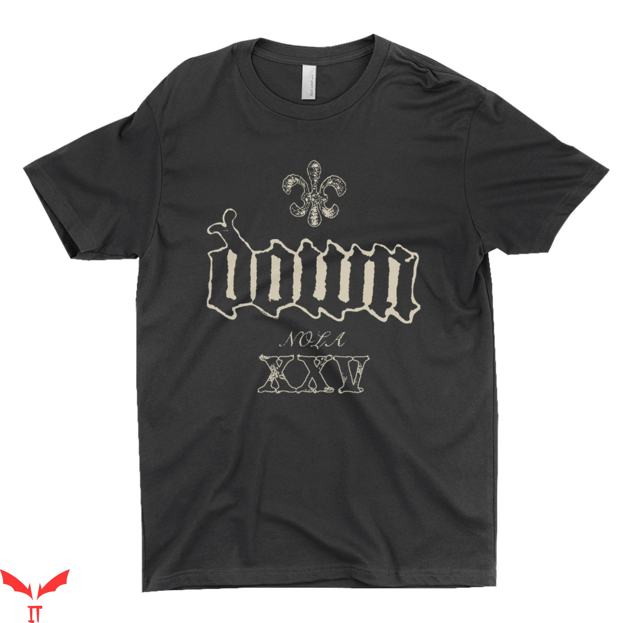 Down Band T-Shirt Heavy Metal Band Trendy Vintage Logo Tee