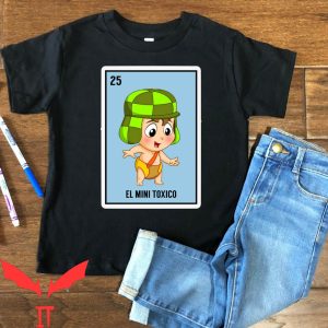 El Toxico T-Shirt El Mini Toxico Cartoon Loteria Card