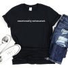 Emotionally Exhausted T-Shirt Grunge Emotional Introvert