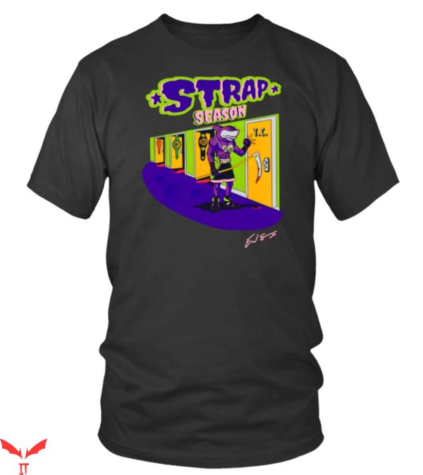 Errol Spence T-Shirt Strap Season Purple Shark Tee Shirt
