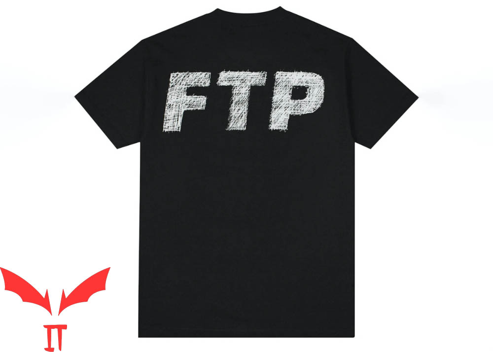 FTP Columbine T-Shirt FTP Big Quote Graphic Cool Style