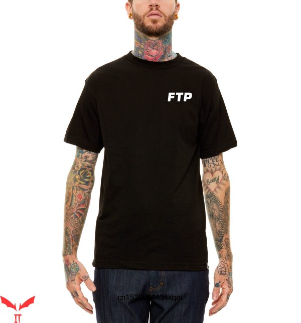 FTP Columbine T-Shirt FTP Small Quote Graphic Cool Style