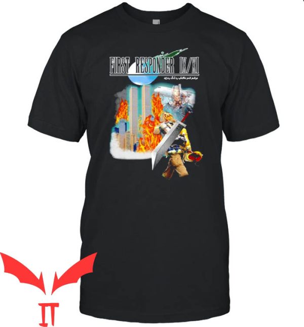 First Responder 9 11 Final Fantasy T-Shirt Gaming Design