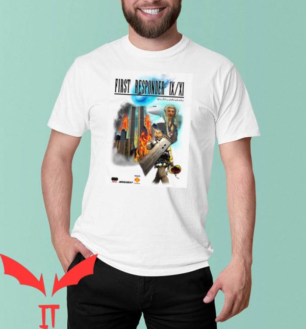 First Responder 9 11 Final Fantasy T-Shirt Gaming Graphic