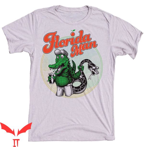 Florida Man T-Shirt Florida Trendy Meme Cool Tee Shirt