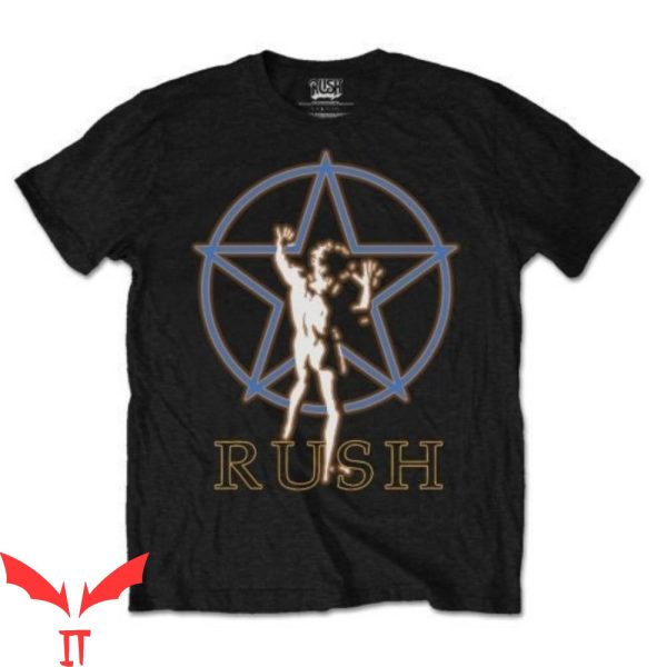 Frat Rush T-Shirt Cool Starman Glow Graphic Tee Shirt