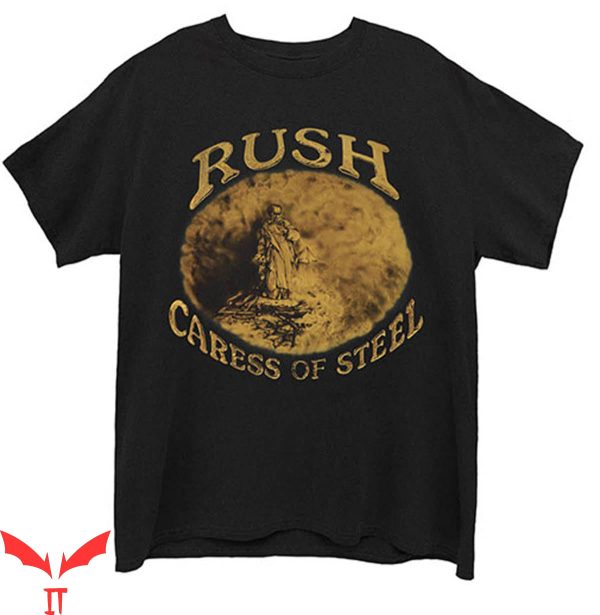 Frat Rush T-Shirt Rush Caress Of Steel Neil Peart Geddy Lee