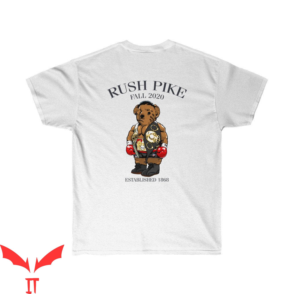 Fraternity Rush T-Shirt Boxing Bear Cool Graphic Tee Fraternity Rush T-Shirt Boxing Bear Cool Graphic Tee