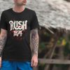 Fraternity Rush T-Shirt Rush Band 1974 Vintage Graphic Shirt