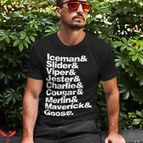 Goose And Maverick T-Shirt Top Gun Cast Cool Design Trendy